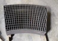 Vertical Carbon Steel Grating 34mm Plug In Galvanized Steel Grating