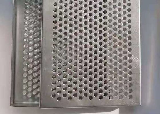 SS201 Punching Uniform Mesh Perforated Metal Panels Sound Insulation