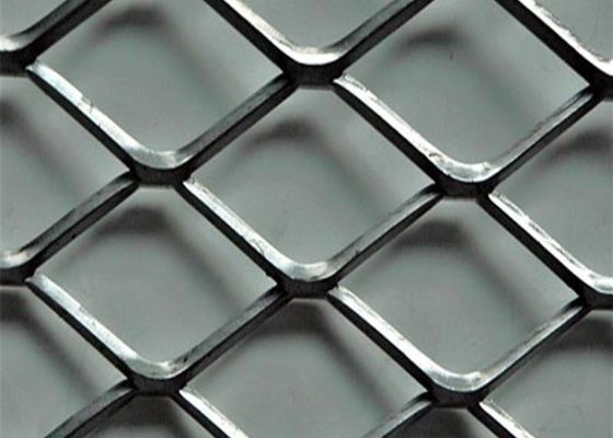 SUS304 2.5mm Stretch Steel Expanded Mesh Sheets 100mm Mechanical Equipment Protection