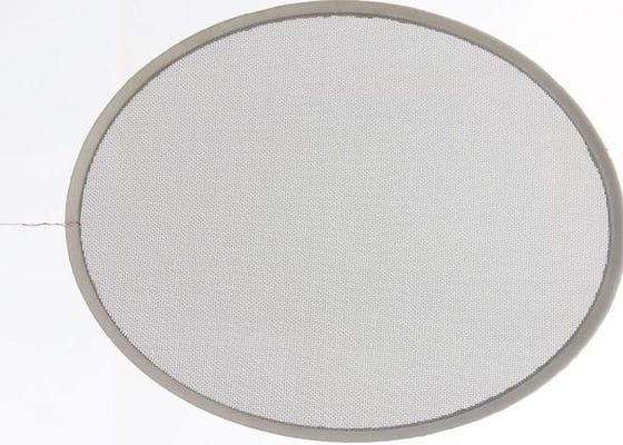 Silver Filter Disc 304 Stainless Steel Wire Mesh Products Bare Edge Hemming